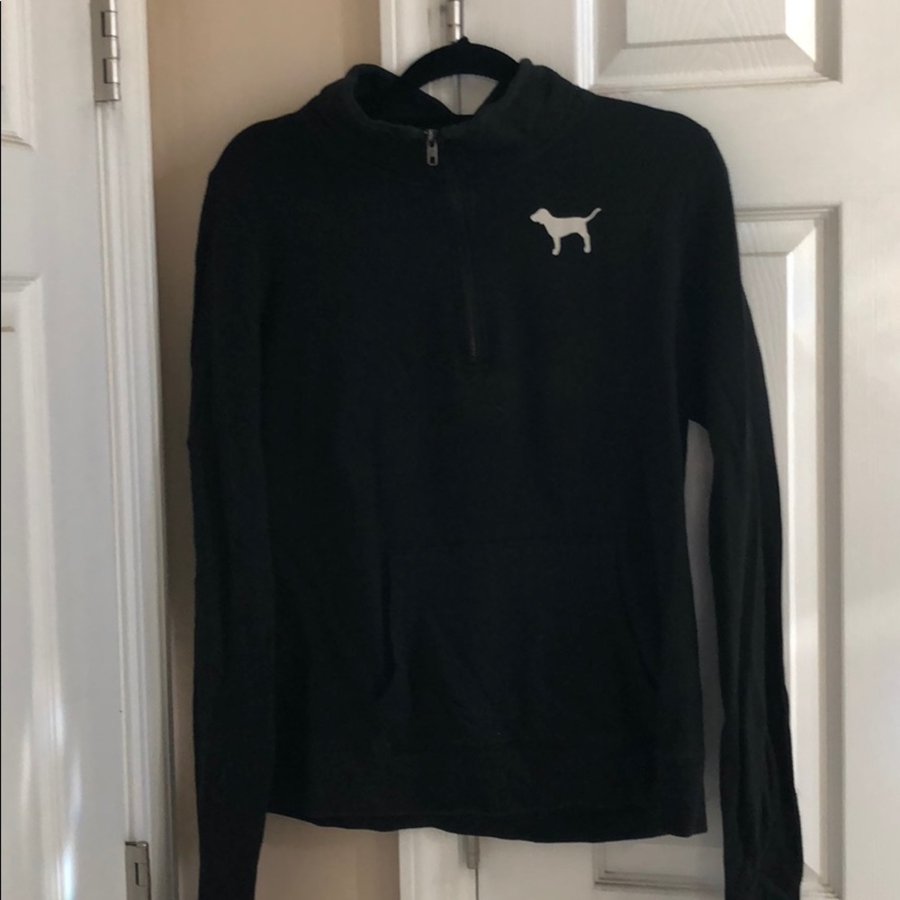 Victoria’s Secret PINK line half zip crew neck